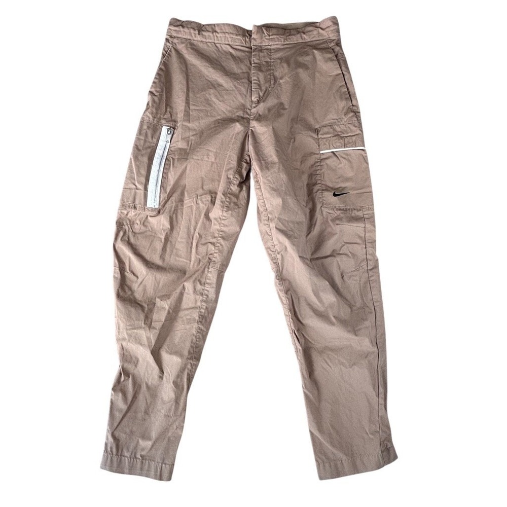 Nike Sportswear Utility Cargo Pants Mens‎ 30 Beige Tapered Zip Pocket
